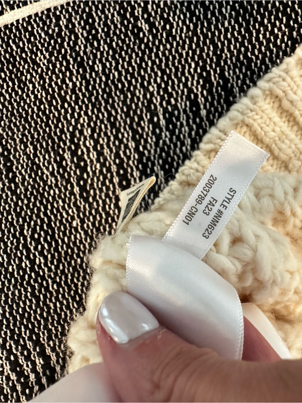 Madewell Cream Chunky Knit Button-Up Cardigan - Picture 4 of 6
